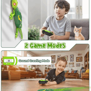 Wall Climbing Lizard,Rc Car Toys for Kids,Remote Control Cars,Wall Crawler Robot Geckos,Fun Kids Toys,Cool Stuff Gadgets 2025,Halloween Christmas Birthday Gifts for Boys Girls Teens Ages 3 4 5 6 7 8 +